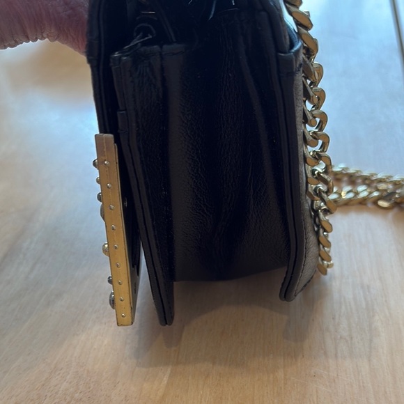 Aimee Kestenberg Black Leather Box Purse - Picture 9 of 10